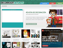 Tablet Screenshot of decoraciondesalas.com
